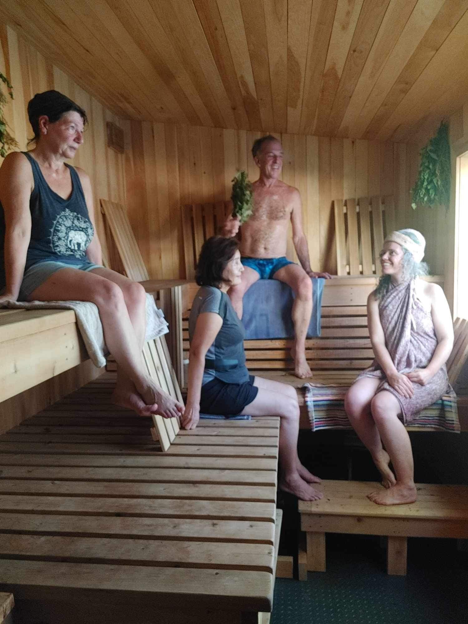 Circulate Community sauna session in Halifax, Nova Scotia