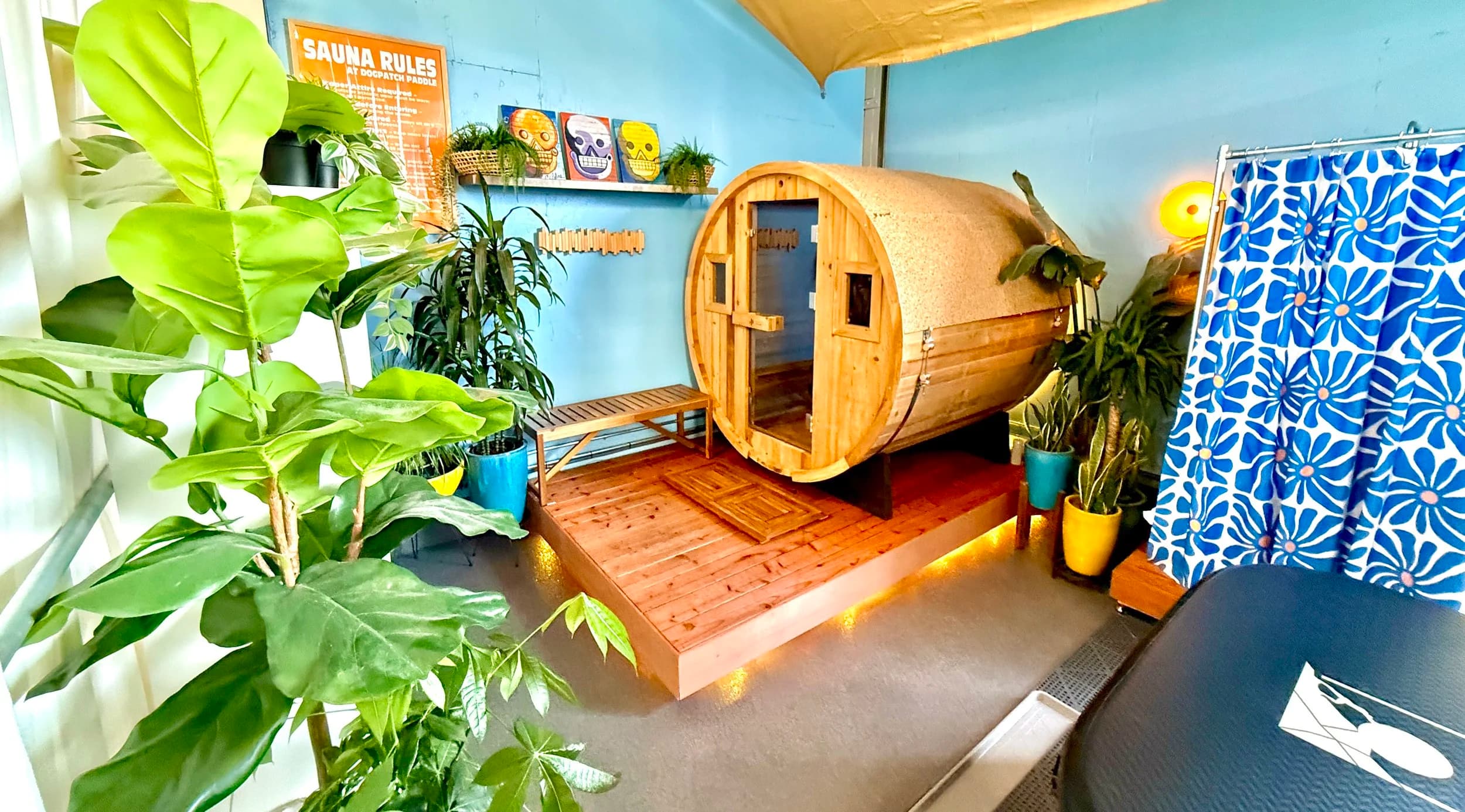 Dogpatch Paddle sauna and cold plunge