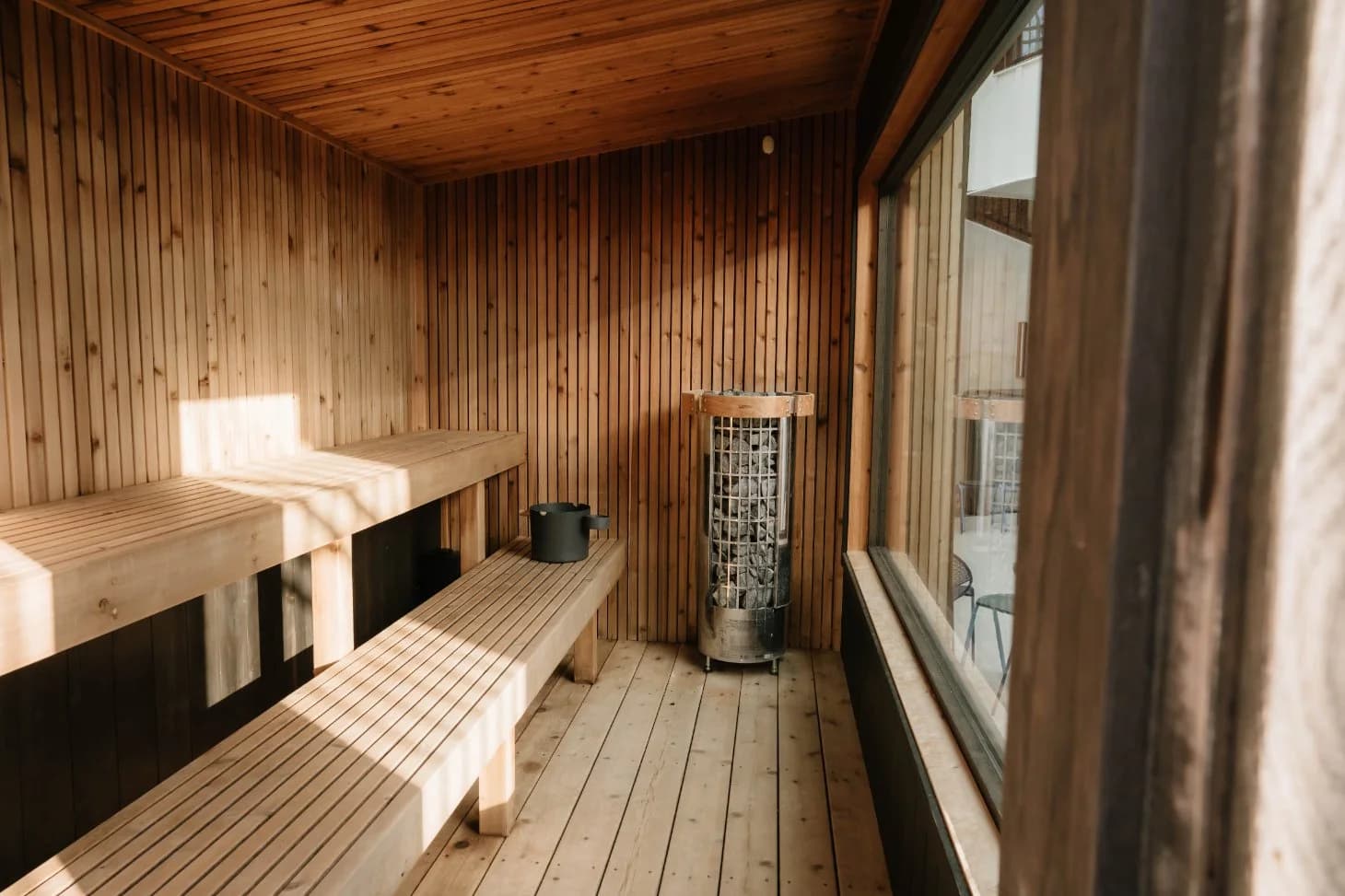 Framework sauna and cold plunge studio