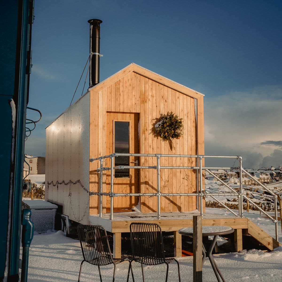 Haar Sauna Lerwick overlooking the North Sea