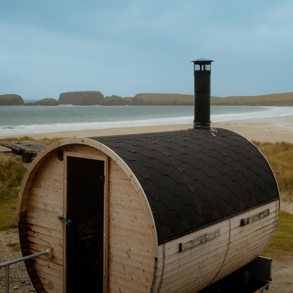 Haar Sauna Ragna mobile barrel sauna