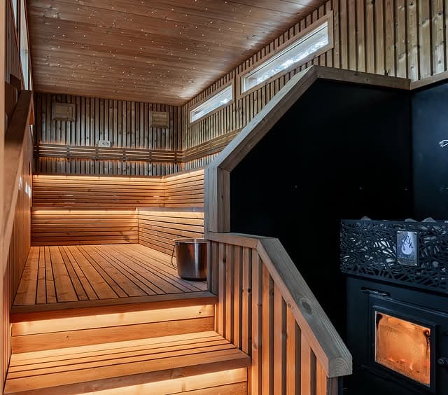 Hot Spot Sauna Club barrel sauna on Lake Whatcom at Bloedel Donovan Park