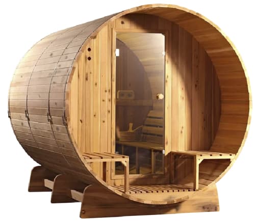 iSauna mobile wood-fired sauna in Ontario provincial park setting