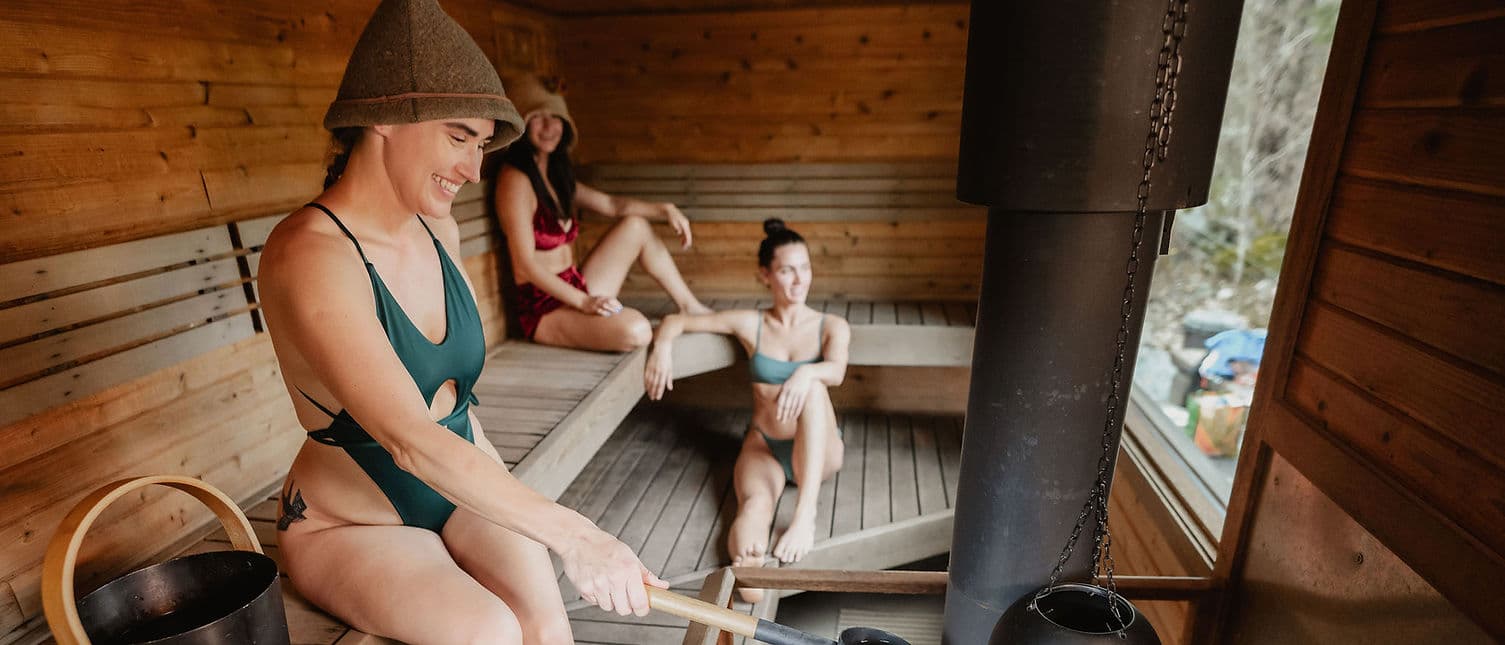 Jericho Beach Seaside Sauna wood-fired barrel sauna on the oceanfront