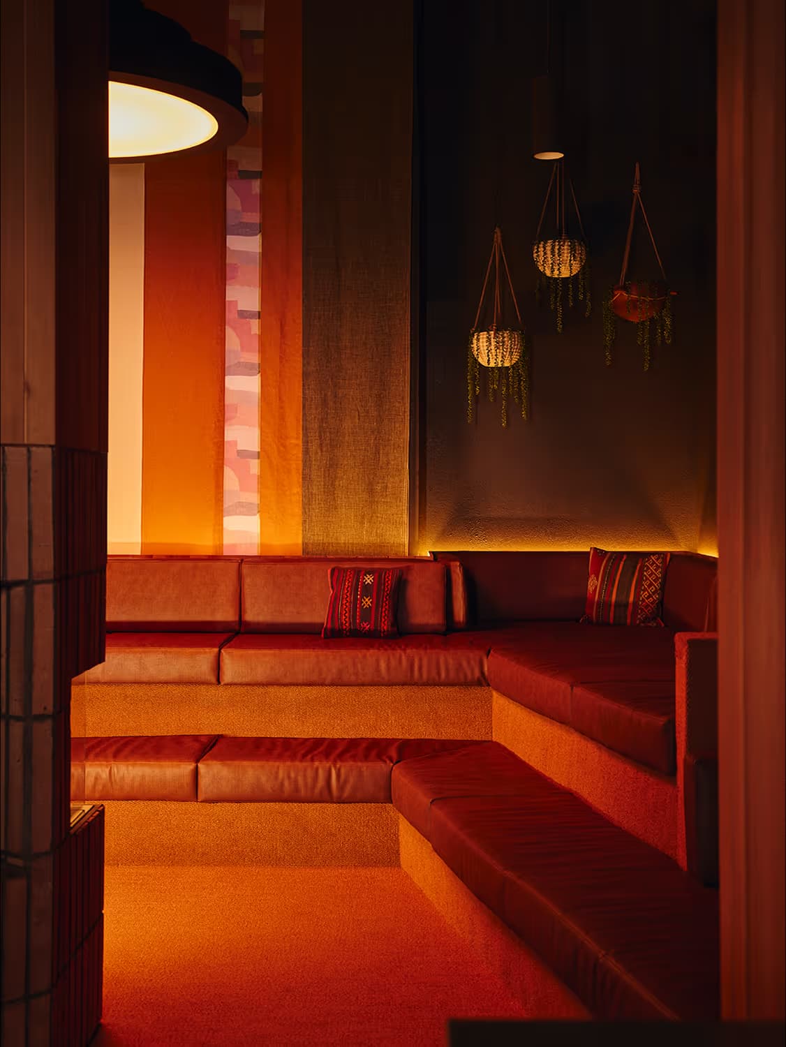 Othership Flatiron lounge interior with comfortable couches