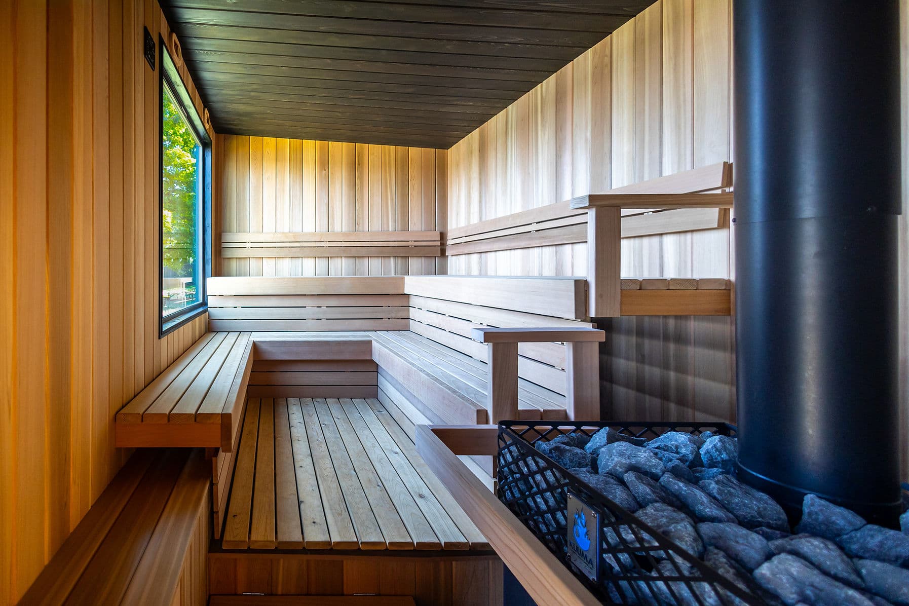 Vihta sauna on Lake Sammamish