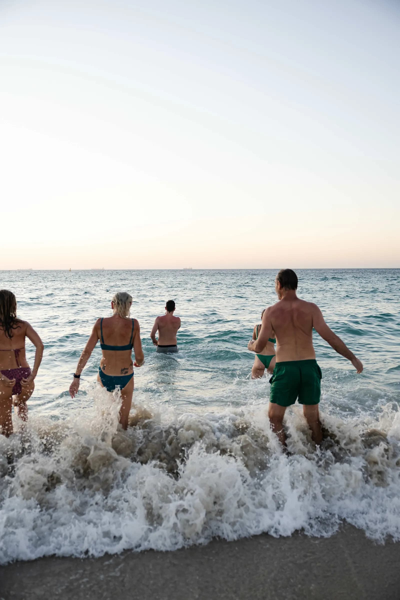 Ocean dip at Alchemy Saunas City Beach