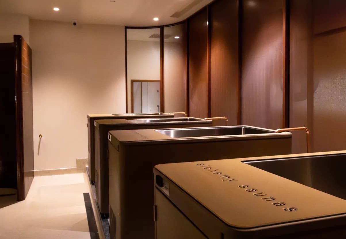 Ice baths at Alchemy Saunas Karrinyup