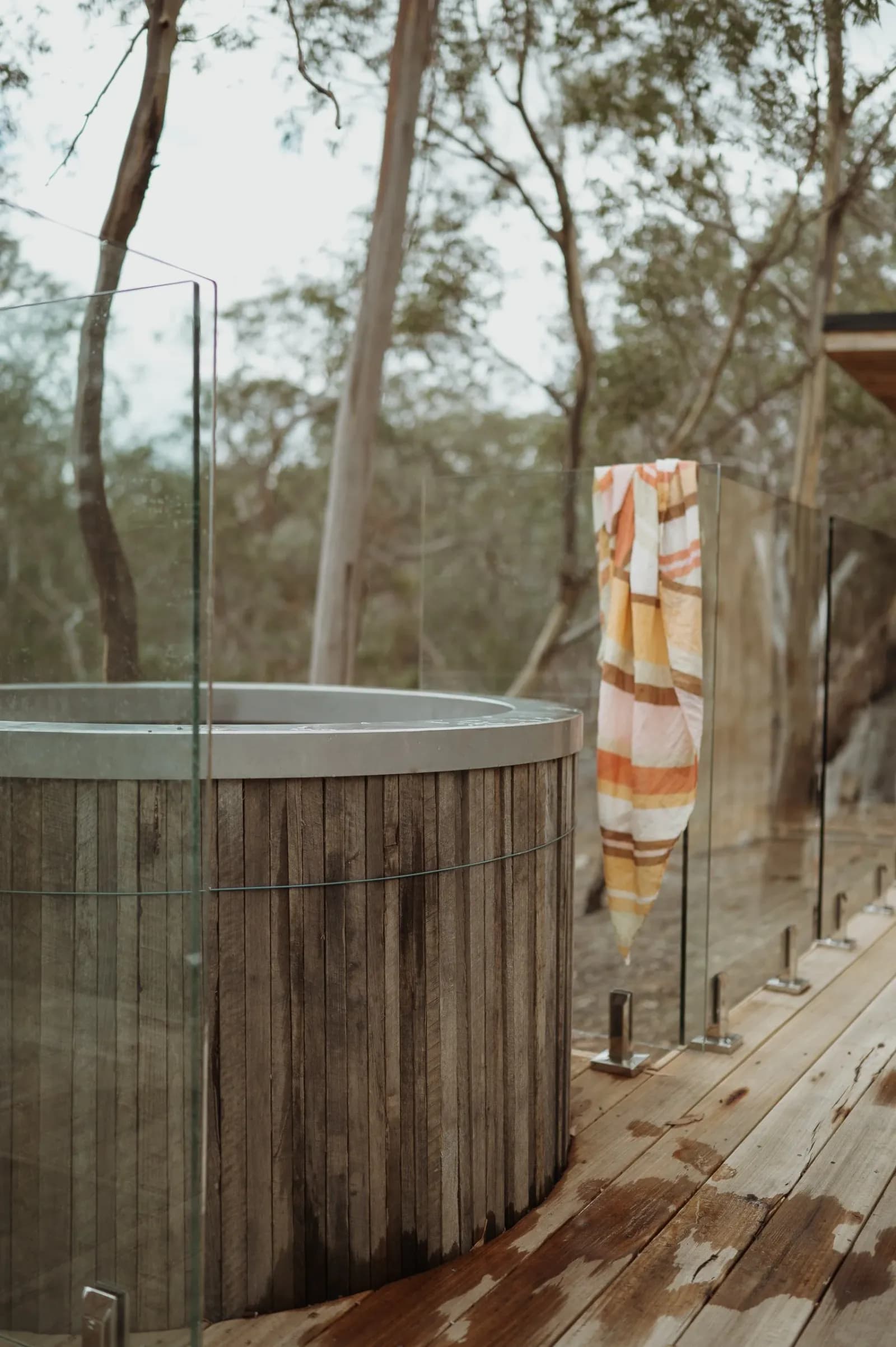 Cold plunge at Arden Retreat Bathhouse