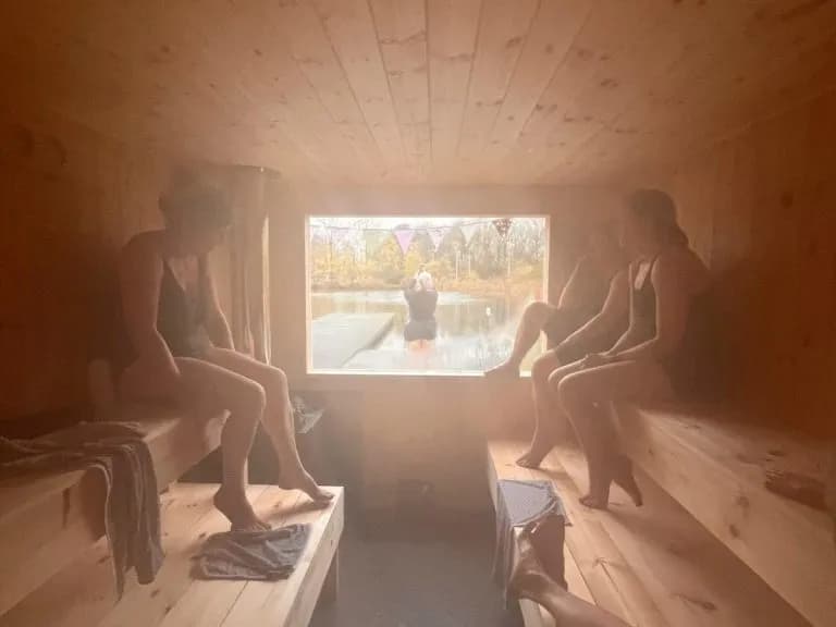 Elements Sauna in the countryside near Barnard Castle
