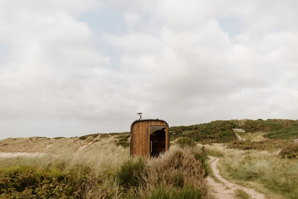 Fyrhus Sauna on Hopeman East Beach