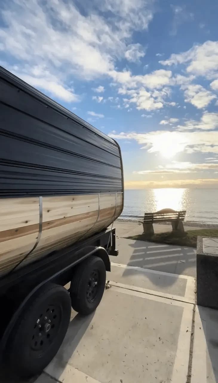 Drop-in sauna session at Davis Bay