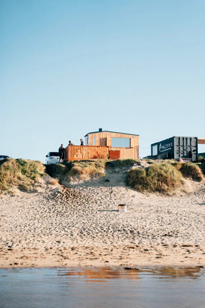 Hikitalo sauna at Sandy Bay, Porthcawl