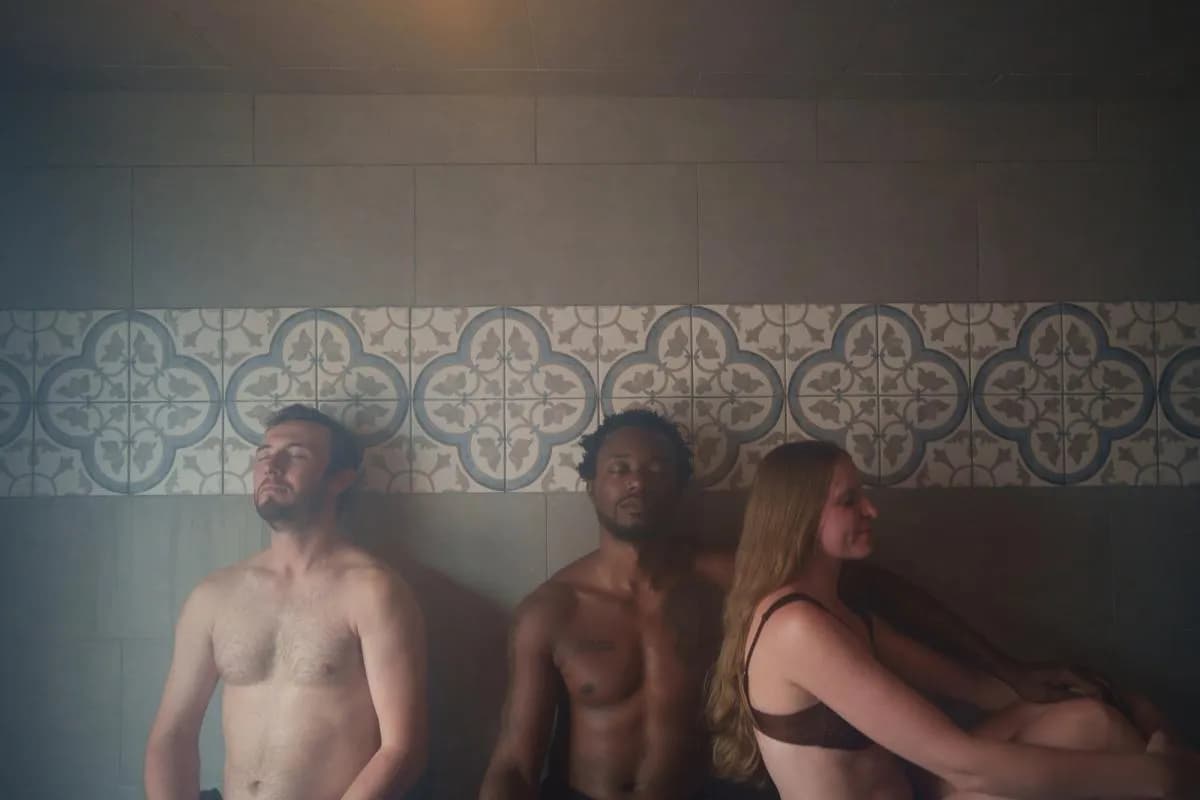 Finnish barrel saunas at The Sauna Summit with mountain views