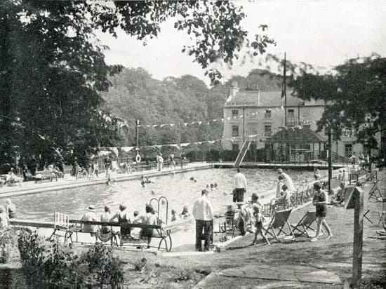 Historic New Bath Lido in Matlock Bath