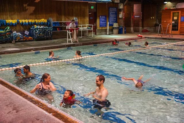 Indoor pool at Queen Anne Pool