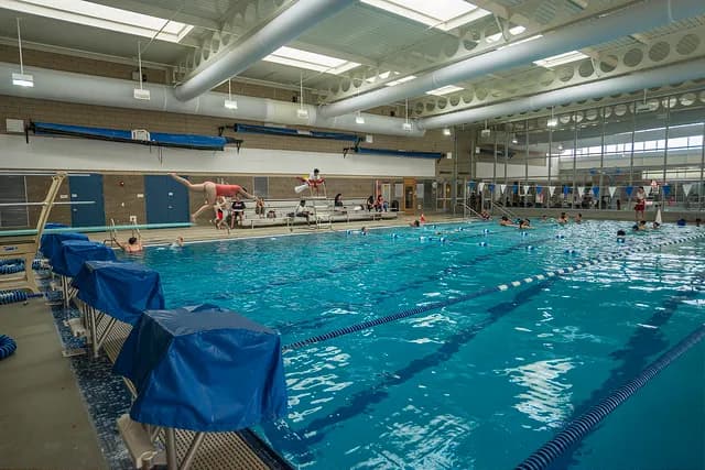 Lap pool at Rainier Beach Pool, Seattle