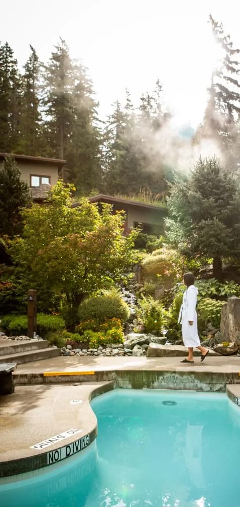 Scandinave Spa Whistler outdoor thermal journey