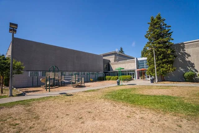 Exterior of Southwest Pool and community center