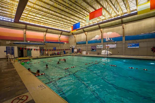 Indoor pool at Southwest Pool in West Seattle