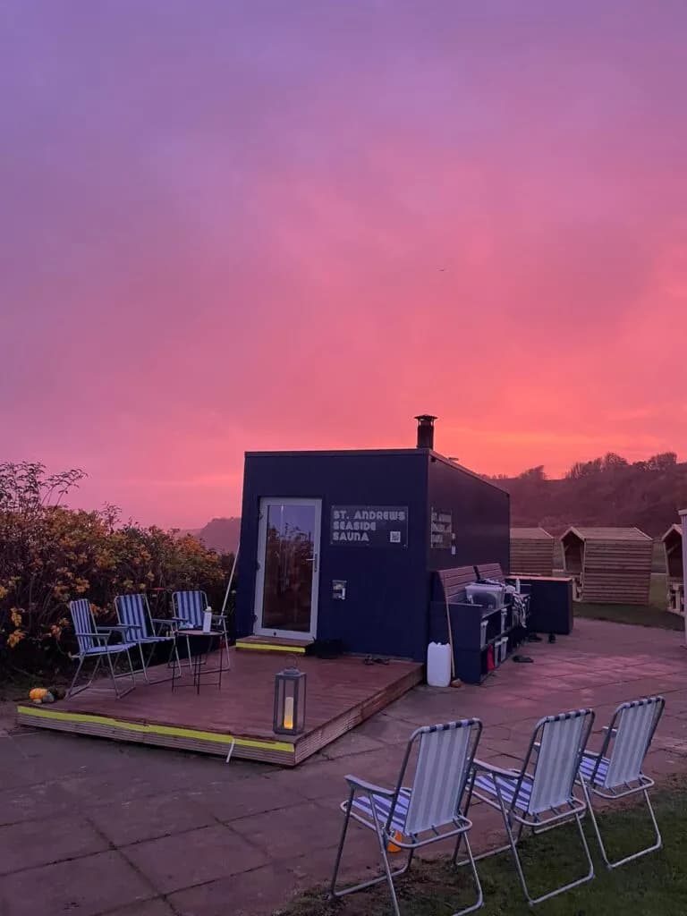 St Andrews Seaside Sauna on the Fife coast