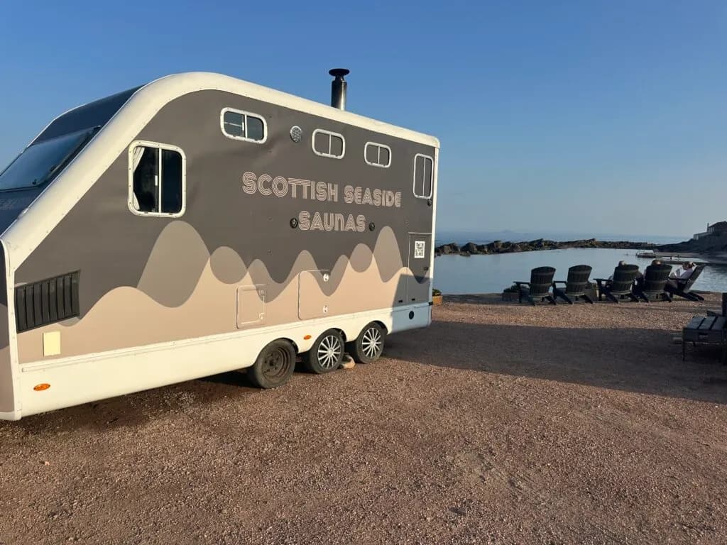 Cellardyke Seaside Sauna on the Fife coast