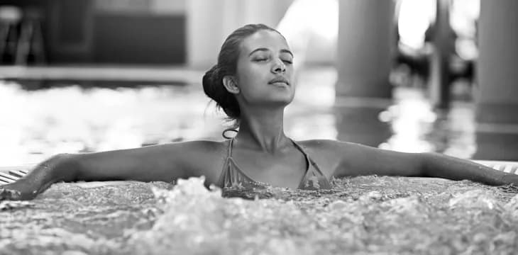 Great Jones Spa Water Lounge hot tub area