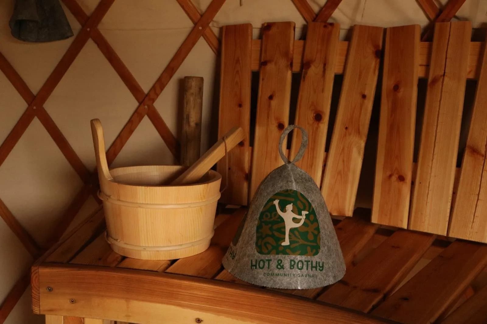 Hot and Bothy community sauna at Archerfield