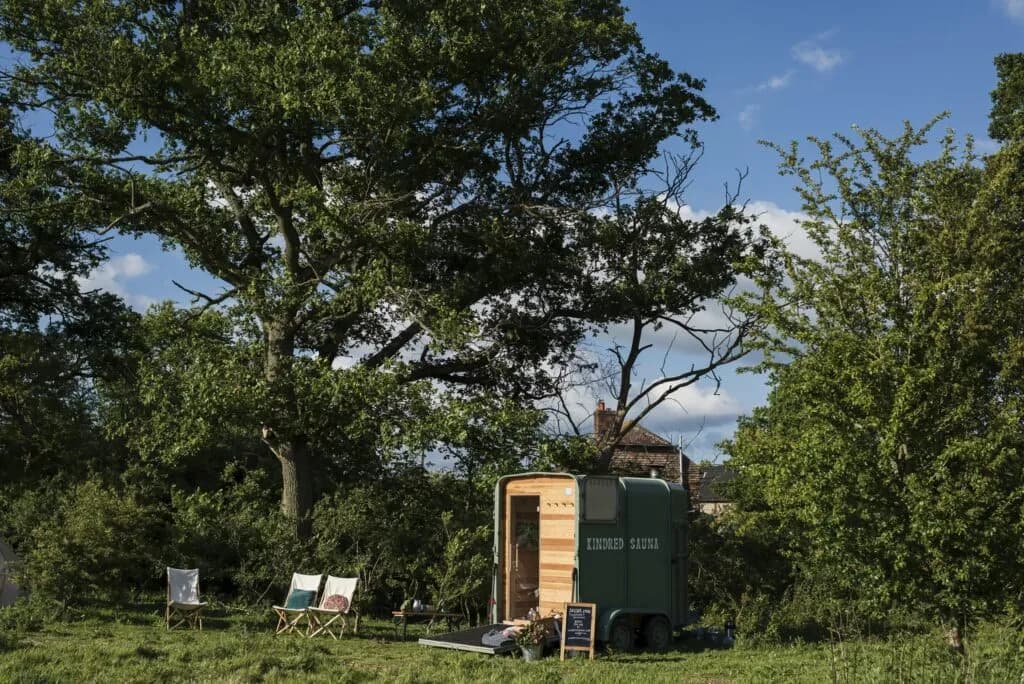 Kindred Sauna at Knepp Estate, Horsham