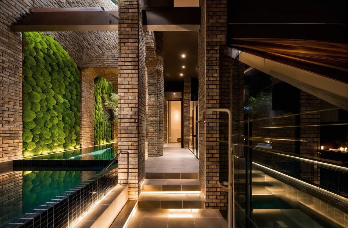 Interior of Navia Bathhouse's new Prahran location in Melbourne