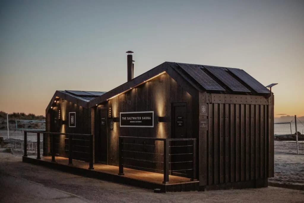 The Saltwater Sauna at Sandbanks, Poole