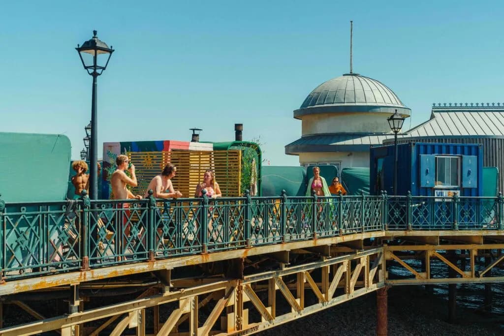 Samphire Sauna on Hastings Pier