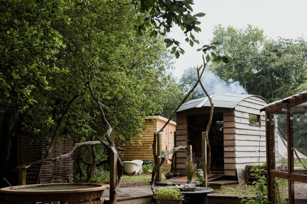 Wild Spa Wowo outdoor sauna in Sussex